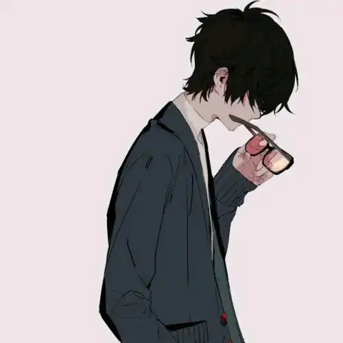 动漫男生头像笑如灿烂暖阳,消融冬日寒霜
