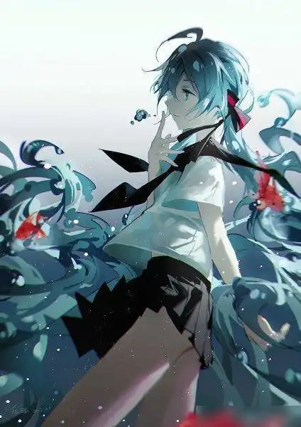 二次元动漫美少女初音未来同人漫画作品欣赏
