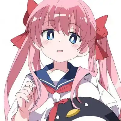 高清二次元可爱呆萌少女动漫头像图片

