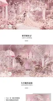 蜜堂婚礼记粉色少女心城堡热气球浪漫梦幻公主婚礼
