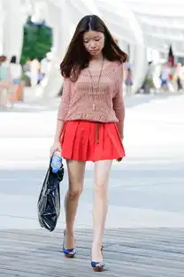街拍联盟日系甜美风少女,如此清纯的女孩不多见
