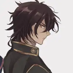 插画动漫二次元男生头像
