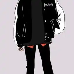 漫头男头基友头像半身
