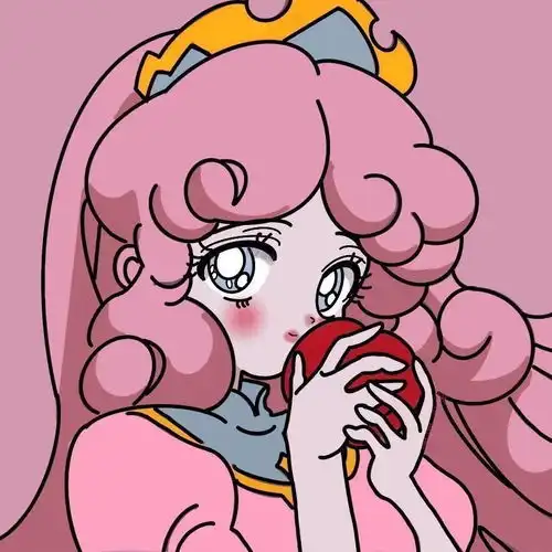 ins粉色系动漫女头
