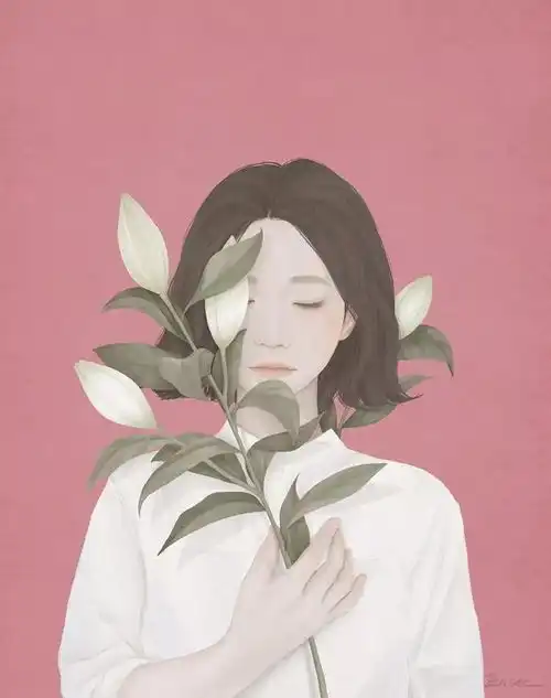 这个爱画女孩的插画师,承包了无数人的微信头像
