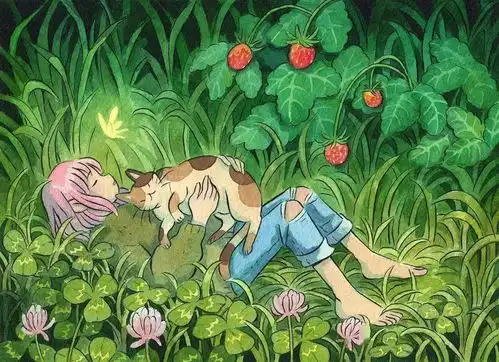 超美的童话风插画,让你走进宫崎骏般魔法世界
