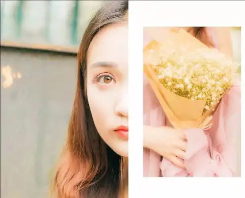 仙系复古清新暖色调
