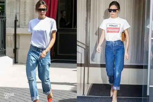 贝嫂维多利亚的tshirt穿搭七大法则
