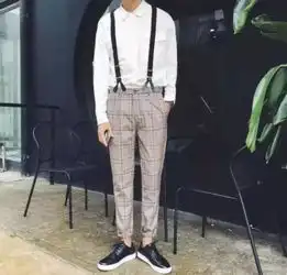 男生背带裤这样穿才有范,你可别再穿错了

