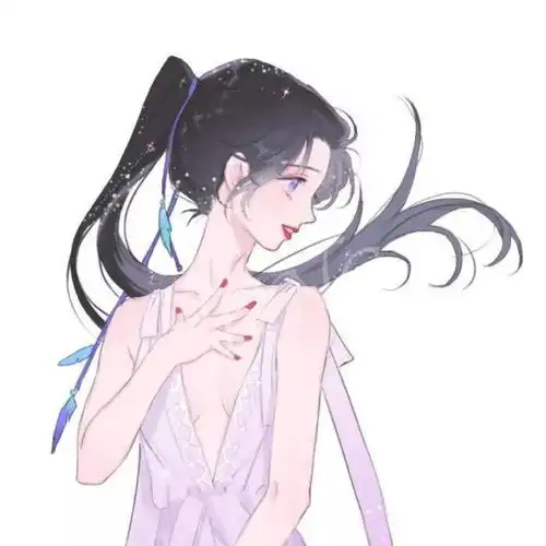 头像手绘动漫闺蜜头像
