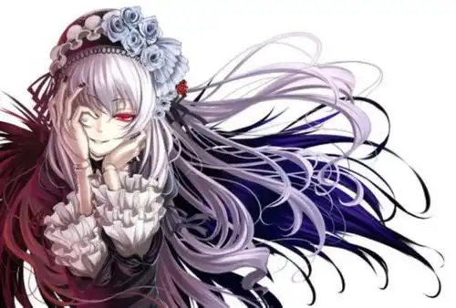 梦幻的发色盘点动漫中的白长直美少女蔷薇少女水银灯

