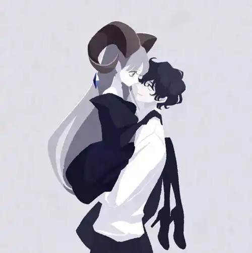 情头超仙魔女养成双人动漫情侣头像系列
