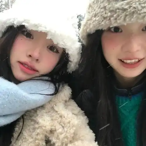 清新可爱闺蜜头像一对两张可爱闺蜜头像双人
