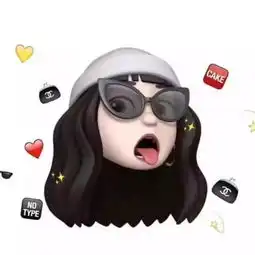 卡通情侣头像emoji表情包系列11对一男一女
