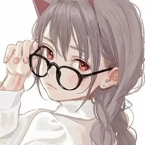 高冷气质动漫女生头像
