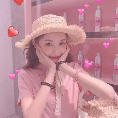 戴草帽的女生头像背影戴草帽女孩
