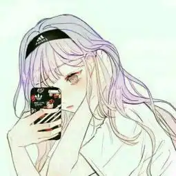 二次元高清女生动漫二次元女生元气满满
