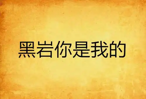 黑岩你是我的

