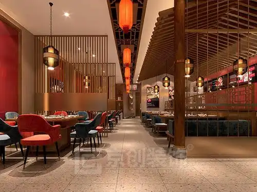 常见的火锅店的装修设计风格有哪些,郑州京创装饰
