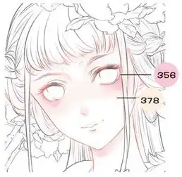 超详细的马克笔古风美人头像涂色教程

