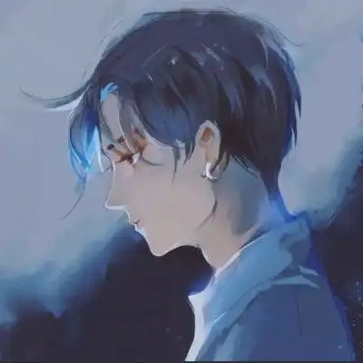 禁欲系男生经典快手动漫头像
